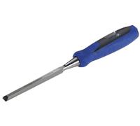 Formon 14 mm avec manche en plastique, idéal pour sculpter, sculpter et réaliser des détails sur bois.