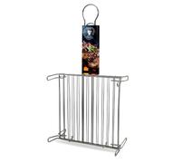 FORNOR 11265 Grille double en acier avec pieds 25 x 25 cm