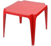 IPAE-ProGarden Petite table enfant empilable en plastique – 56 x 51 x H 44,5 cm – Bleu