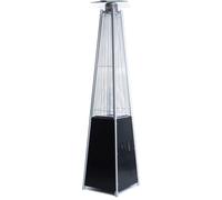 Fornorth Chauffage radiant Pyramid 13kW à gaz, noir