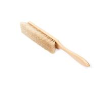 Fornoservice - Brosse de nettoyage pour farine en crin véritable avec poignée en bois de 43 cm - Professionnel pour laboratoire, pâtisserie, boulangerie, pizzeria
