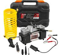 FORSAGE | Compresseur de voiture à double piston, 12 V, avec embouts
