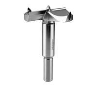 Forstner Bois 50mm Mèche Foret Bois Carbure Queue Ronde Tungstène pour Portes Sphériques Contreplaqué Tiroirs