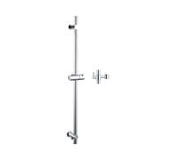 Fortifura Calvi Barre de douche - 90cm - avec coude d'alimentation mural intégré - Chrome SW1413834