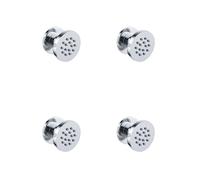 Fortifura Calvi douche latérale - 5cm - ronde - 4 pièces - chrome SW1108835x4