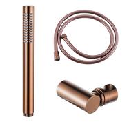 Fortifura Calvi Ensemble de douchette - 22,5 cm - barre - avec support - corps lisse - 150 cm - cuivre brossé PVD SW970046/SW970044/SW799407