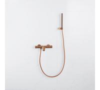 Fortifura Calvi Mitigeur baignoire thermostatique - douchette stick - support douchette - flexible lisse - - Cuivre brossé PVD (cuivre) SW970046/SW970044/SW970037/SW799407