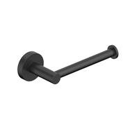Fortifura Calvi porte-rouleau de papier toilette/porte-rouleau de réserve - sans clapet - rond - noir mat SW639935