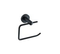 Fortifura Calvi Porte-rouleau de papier toilette - sans clapet - rond - Noir mat SW639933