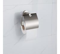Fortifura Calvi Porte-rouleau papier WC - avec couvercle - inox brossé SW1183145