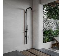 Fortifura Outdoor Original Douche extérieur - Inox 316 - douchette - modèle mural - Gunmetal ML9010-GM