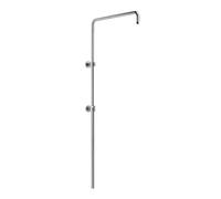 Fortis Colonne de douche de rechange pour systèmes de douche, barre de douche arrondie, réglable en hauteur, 51902SDSPC,