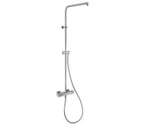 Fortis Mitigeur thermostatique en applique pour colonne de douche, pour douche de tête & douchette, 8468901PC,