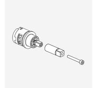 Fortis Toya Inverseur de rechange pour mitigeur monocommande de baignoire, 53956DEVMSET,