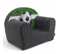 FORTISLINE Fauteuil pour enfant Mini 40 x 39 x 33 cm - Fauteuil pour chambre d'enfant en microfibre, avec rembourrage en mousse, housse amovible et lavable, certifié Oeko-TEX, fabriqué à la main dans