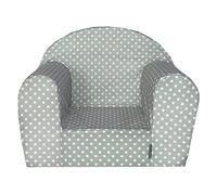 FORTISLINE Fauteuil pour enfant Mini 40 x 39 x 33 cm - Fauteuil pour chambre d'enfant en microfibre, avec rembourrage en mousse, housse amovible et lavable, certifié Oeko-TEX, fabriqué à la main dans