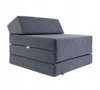 FORTISLINE Matelas Pliant 200 x 70 x 10 cm - Matelas d’Appoint en Mousse 3 Parties avec Housse Lavable - Matelas de Voyage et Camping pour Adulte - Fabriqué dans l’UE