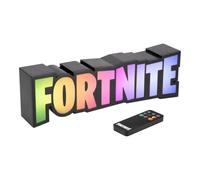 Fortnite Lampe RVB à changement de couleur avec logo sous licence officielle avec télécommande, affichage sur mur ou bureau, alimentation USB, décoration d’intérieur pour joueurs | Paladone