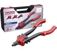 FORTUM Pince à rivets combinée pour rivets 2,4-6,4mm, vis M4-M8, écrous M3-M10