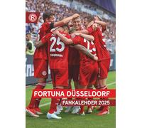 Fortuna Düsseldorf Calendrier 2025 A3 - Calendrier pour fans de football - 29,7 x 42 cm - Sport