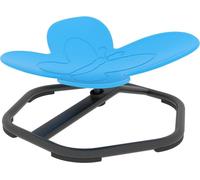 Fortuna Lai Chaise pivotante sensorielle pour enfants, forme papillon, favorise l'équilibre et la coordination, plastique, métal, bleu