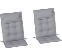 Fortuna Lai Lot de 2 housses pour chaise longue Housse imperméable pour chaise longue de jardin Housse rembourrée pour chaise longue de plage Coussin pour chaise longue Housse pour meubles de jardin H