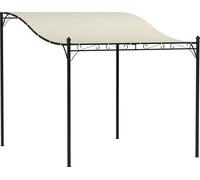 Fortuna Lai Pavillon d'extension Pergola avec toit, pavillon hydrofuge Auvent, pavillon de jardin indépendant Pavillon de terrasse Toiture Protection solaire pour terrasse Jardin env. 2,5 x 3 x 2,5 m 