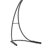 Fortuna Lai Support pour fauteuil suspendu en forme de C Support métallique avec socle pour siège suspendu Fauteuil suspendu, balançoire suspendue Support pour hamac jusqu'à 150 kg, support pour faute