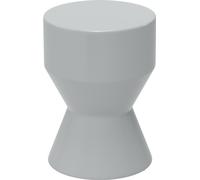 Fortuna Lai Tabouret en céramique, charge maximale 120 kg, Ø 33 x 45,5 cm, résistant aux intempéries, tabouret de jardin en forme de sablier, tabouret à fleurs, repose-pieds pour l'extérieur, camping,