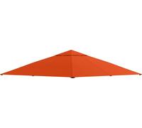 Fortuna Lai Toit de rechange pour pavillon Couverture pare-soleil en polyester 2,98 x 2,95 m orange pour pavillon de jardin