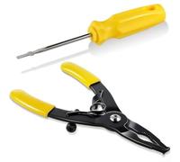 FortunateSweet Kit d'outils de tête d'arrosage avec pince en forme d'engrenage pour le réglage du rotor et le retrait du filtre de buse, système d'irrigation de jardin