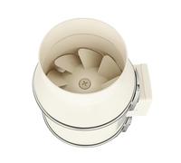 FortyFor Ventilateur à canal en ligne 150 mm, 540 m³/h, 70 W | Boîtier en polypropylène, moteur en cuivre, 2600 tr/min, 300 Pa, amovible, pour tuyaux de 150 mm