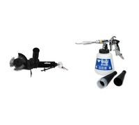 Forum Equipement - Kit Brosseuse Pro équipée avec 1 Brosse - BRK & Brilliant Tools BT160300 Pistolet de Nettoyage pneumatique [Powered by KS Tools], Aucun