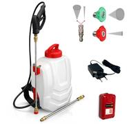 FORUM EQUIPEMENT - Pulvérisateur Électrique Dorsal Sprayer Original 15L - Pulvérisateur a dos à Batterie Rechargeable, Débit 180 L/H - 1 Batterie, Blanc et Rouge