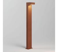 Forward Borne Lumineuse Asymétrique 90 Cm Aluminium Peint Couleur Corten 13W Led 3000K Ip65 Idéal Pour Allées Extérieures Et Jardins Privés