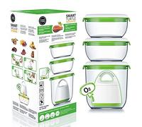 FOSA STARTER Kit pour la Mise Sous Vide, la conservation et la préparation culinaire, 2 Contenants 600 ml et 1 Contenant 1350 ml