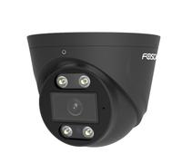 Foscam Caméra dôme IP extérieure PoE 5 MP avec Spots Lumineux et sirène T5EP Noir