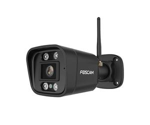 Foscam Caméra WiFi extérieur avec Spots et sirène - V8P Noir