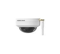 Foscam D4Z Caméra de Sécurité IP Extérieur Anti Vandale IK10 Blanc 4 Mpx Zoom x4. Compatible avec Alexa. Détection Humaine Intelligente AI 1 Unité (Lot de 1)