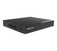 Foscam FN 9108 E T4 2T, noir et blanc, FN9108E, enregistreur vidéo réseau (NVR) 8 canaux, 4 caméras T5EP
