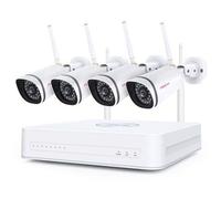 FOSCAM FN7108W-B4-1T Système de sécurité WiFi Full HD 2MP - Alimentation par Ethernet