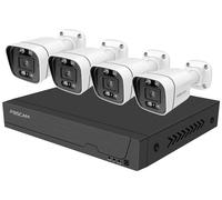 Foscam FN9108E-B4-2T Ethernet IP-Set pour caméra de surveillance8 canauxavec 4 caméras3072 x 1728 pixels