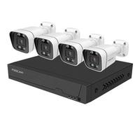 Foscam Kit de vidéosurveillance filaire FNA108E-B4-2T 8 canaux 4 caméras 3840×2160