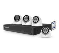 Foscam Kit vidéosurveillance IP FNA108E-T4-2T – 8 canaux, 4 caméras 3840×2160