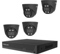 Foscam Enregistreur NVR FNA108E-T4-2T 8 canaux PoE 4 caméras T8EP 4K 2TB Noir