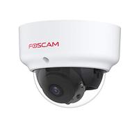 Foscam outdoor D2EP Caméra IP PoE Extérieur HD 2MP 1080p Infrarouge 20m Anti-tivandalique IK10 Détection Humaine Intelligente Compatible avec Amazon Alexa