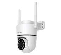 Foscam PD5, 3K/5MP Dual-band WiFi PT beveiligingscamera beveiligingscamera Kleurennachtzicht (2560 x 1440 Pixels), Caméra réseau, Blanc