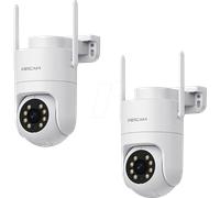 FOSCAM PD8-2 - Caméra de surveillance, IP, LAN, Wi-Fi, extérieure, 2 pièces