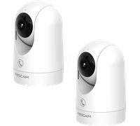 FOSCAM R8M-2 - Caméra de surveillance, IP, LAN, Wi-Fi, d'intérieur, lot de 2