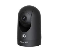 Foscam R8M Caméra de surveillance d'intérieur 4K 8 MP double bande Wi-Fi rotative et pivotante avec détection de radar et fonction de suivi automatique (noir)